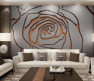 3D Carving Roses WC245 Wall Murals Wallpaper AJ Wallpaper 2 