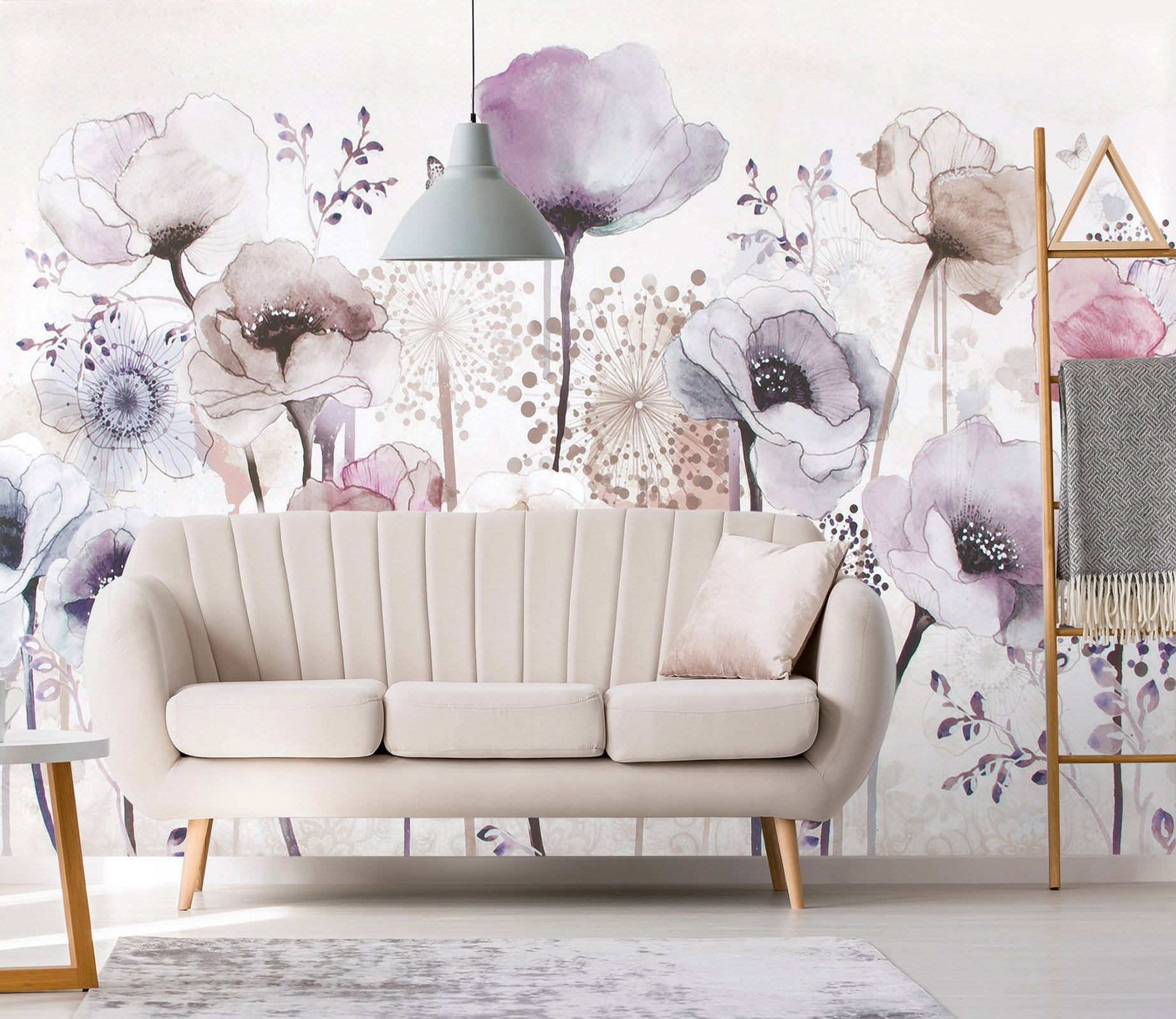 3D Blooming Flower 042 Wall Murals Wallpaper AJ Wallpaper 2 