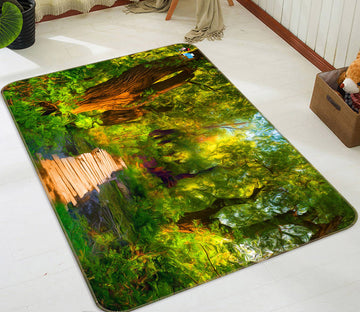 3D Forest Path 66068 Non Slip Rug Mat