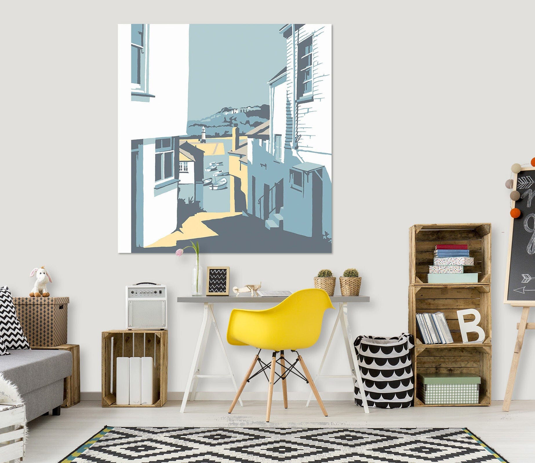 3D High Street 068 Steve Read Wall Sticker Wallpaper AJ Wallpaper 2 