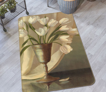 3D Flowers Cup 32167 Non Slip Rug Mat