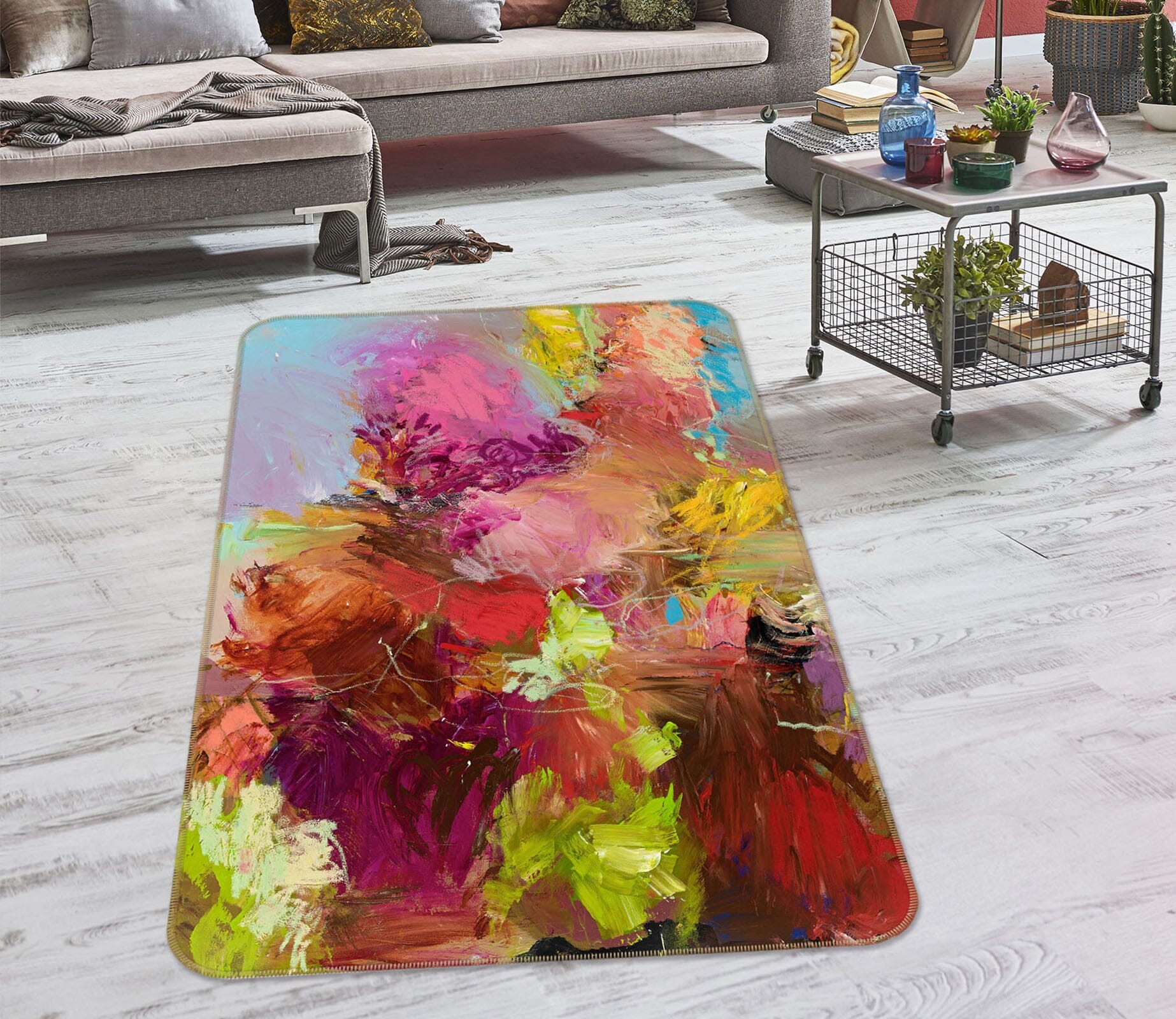 3D Color Smoke 1027 Allan P. Friedlander Rug Non Slip Rug Mat Mat AJ Creativity Home 