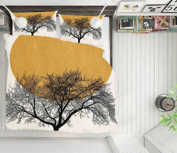 3D Forest Sunset 2128 Boris Draschoff Bedding Bed Pillowcases Quilt Quiet Covers AJ Creativity Home 