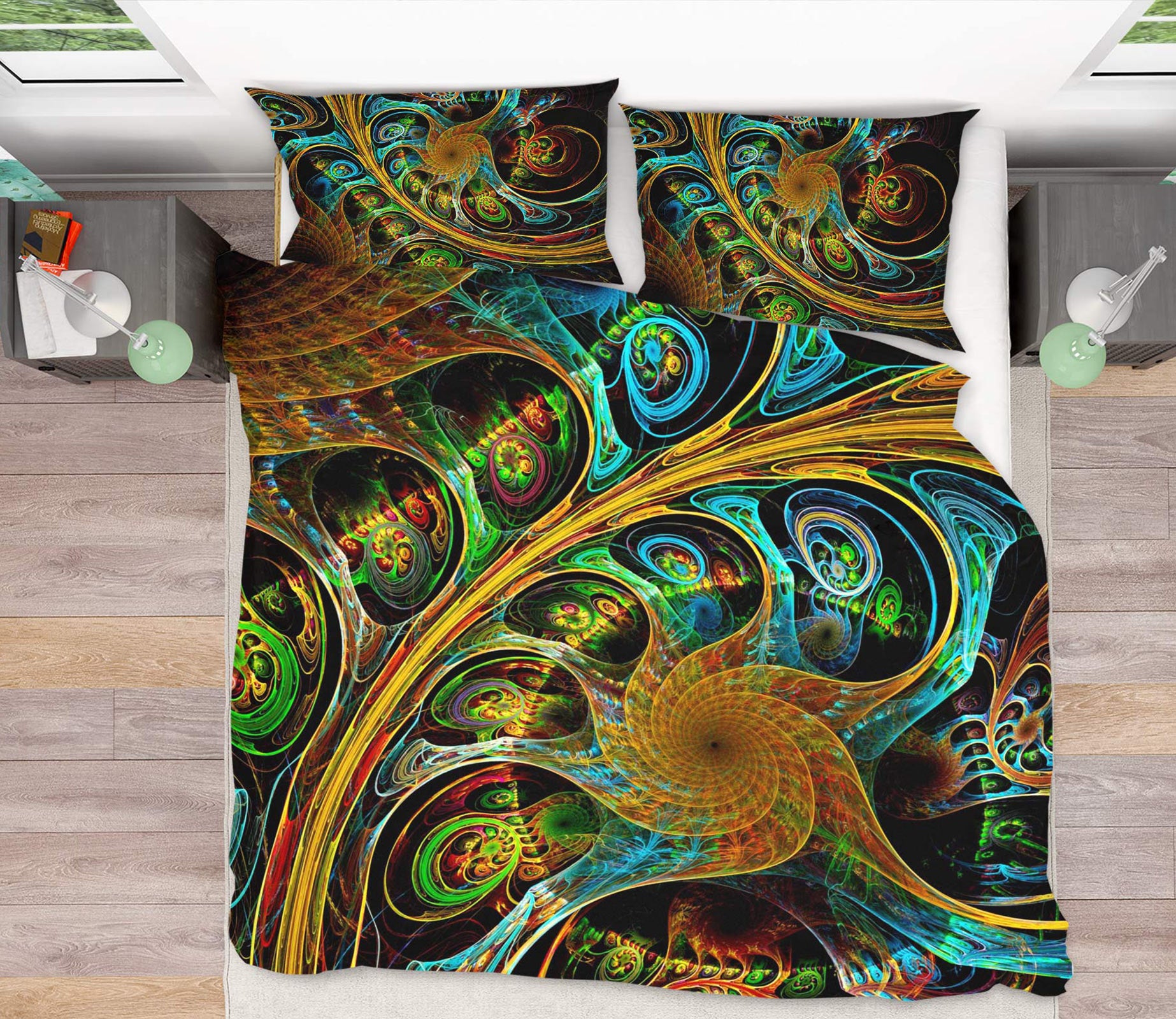 3D Pattern Lines 13191 Bed Pillowcases Quilt