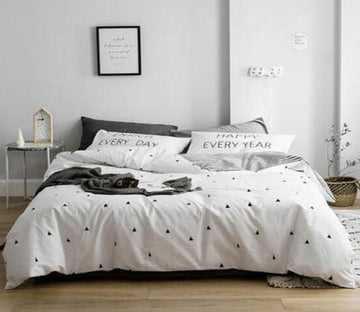 3D Triangle 20264 Bed Pillowcases Quilt
