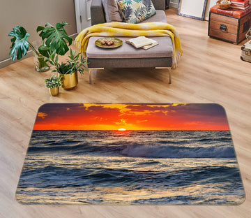 3D Sea Surface 27134 Non Slip Rug Mat