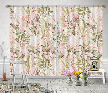 3D Summer Flowers 110 Uta Naumann Curtain Curtains Drapes Curtains AJ Creativity Home 
