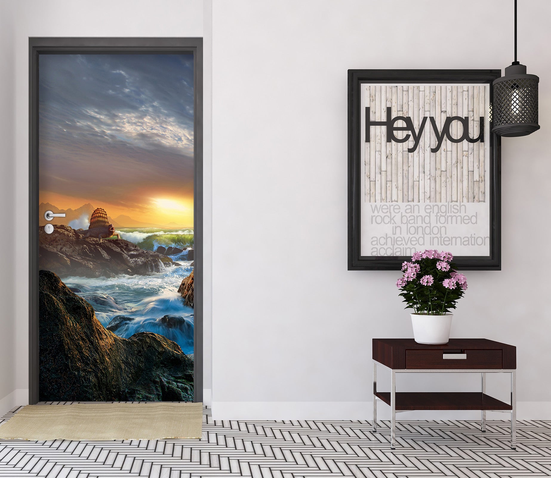 3D Reef Waves 112120 Jerry LoFaro Door Mural