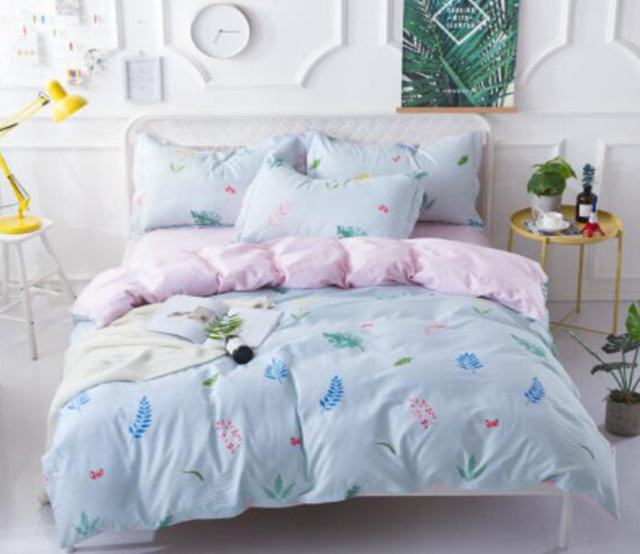 3D Small Flowers 18142 Bed Pillowcases Quilt