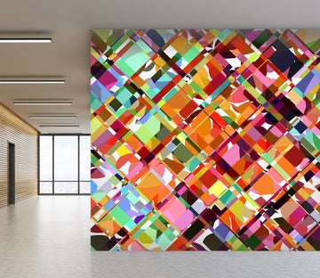 3D Multicolored Pattern 1403 Shandra Smith Wall Mural Wall Murals Wallpaper AJ Wallpaper 2 
