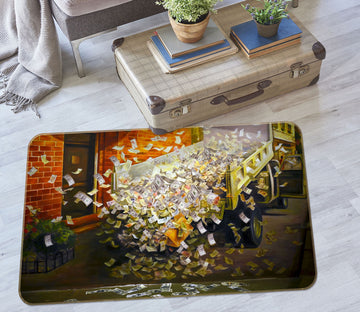 3D Truck Paper 35164 Non Slip Rug Mat