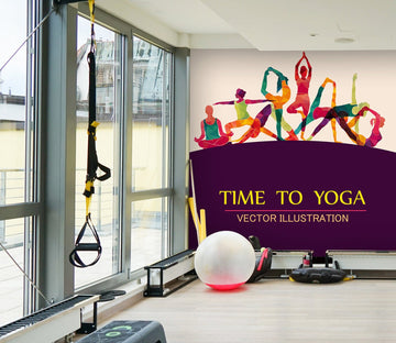 3D Yoga Time 279 Wall Murals Wallpaper AJ Wallpaper 2 