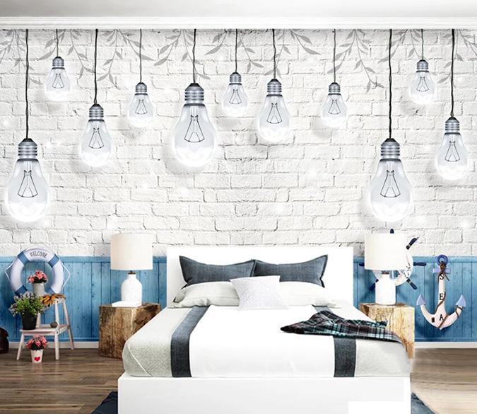 3D Light Bulb 1374 Wall Murals Wallpaper AJ Wallpaper 2 