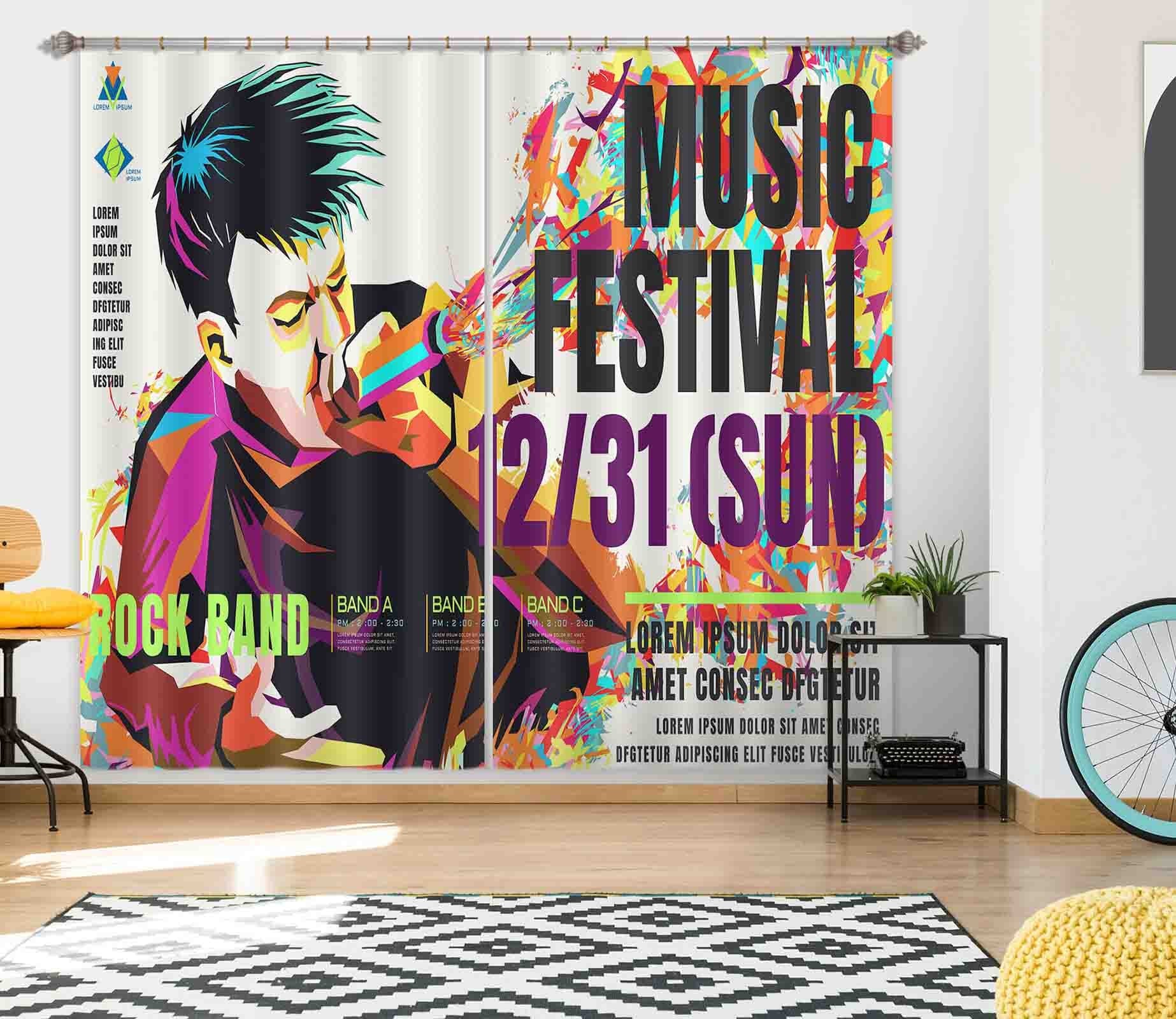 3D Singing Boy 782 Curtains Drapes Wallpaper AJ Wallpaper 