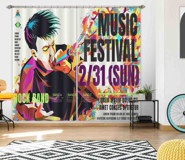 3D Singing Boy 782 Curtains Drapes Wallpaper AJ Wallpaper 