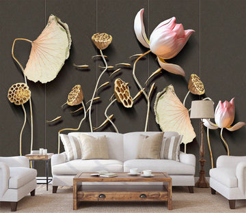 3D Lotus Seed Flower 525 Wallpaper AJ Wallpaper 2 