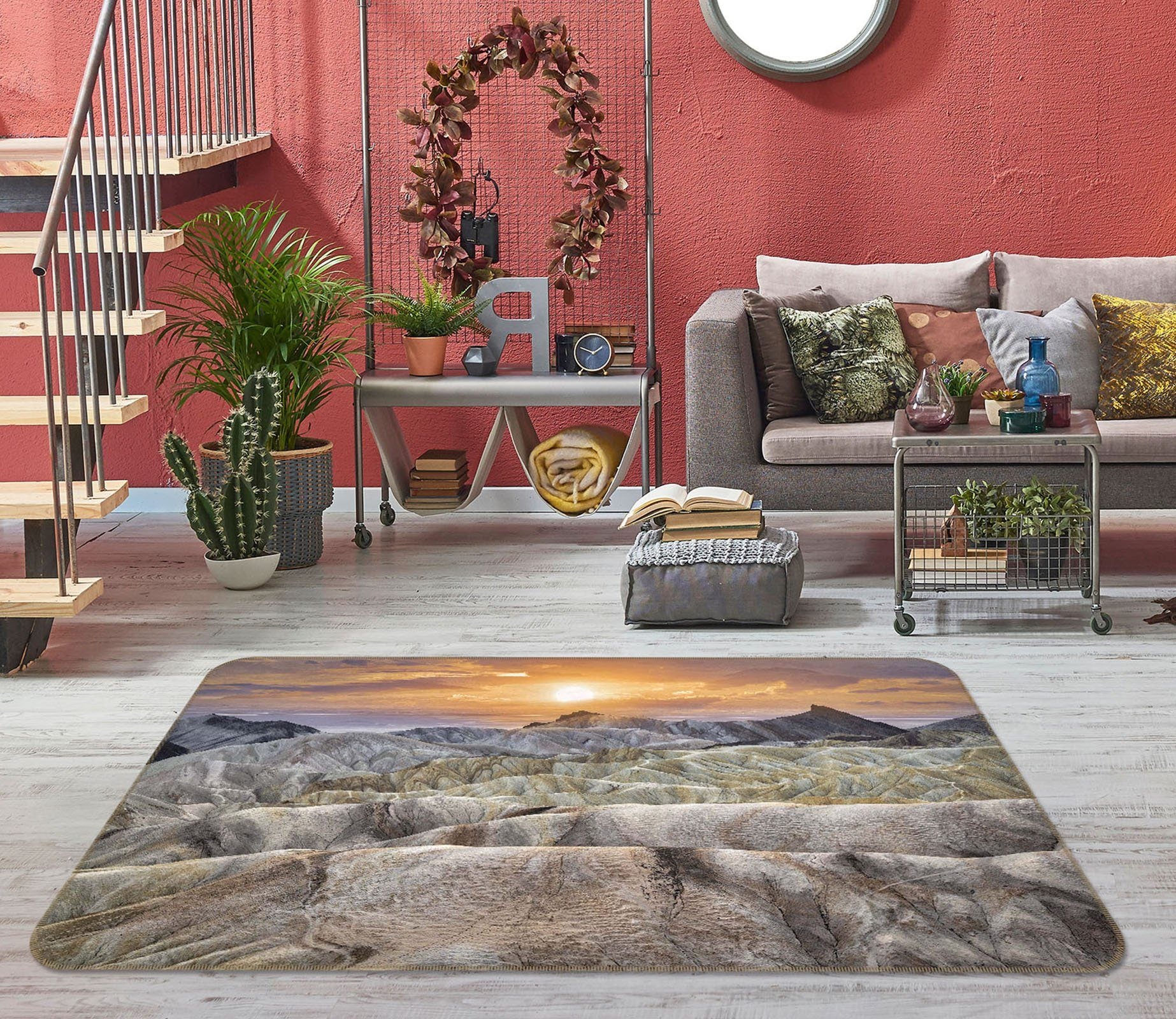 3D Alpine 1183 Marco Carmassi Rug Non Slip Rug Mat Mat AJ Creativity Home 