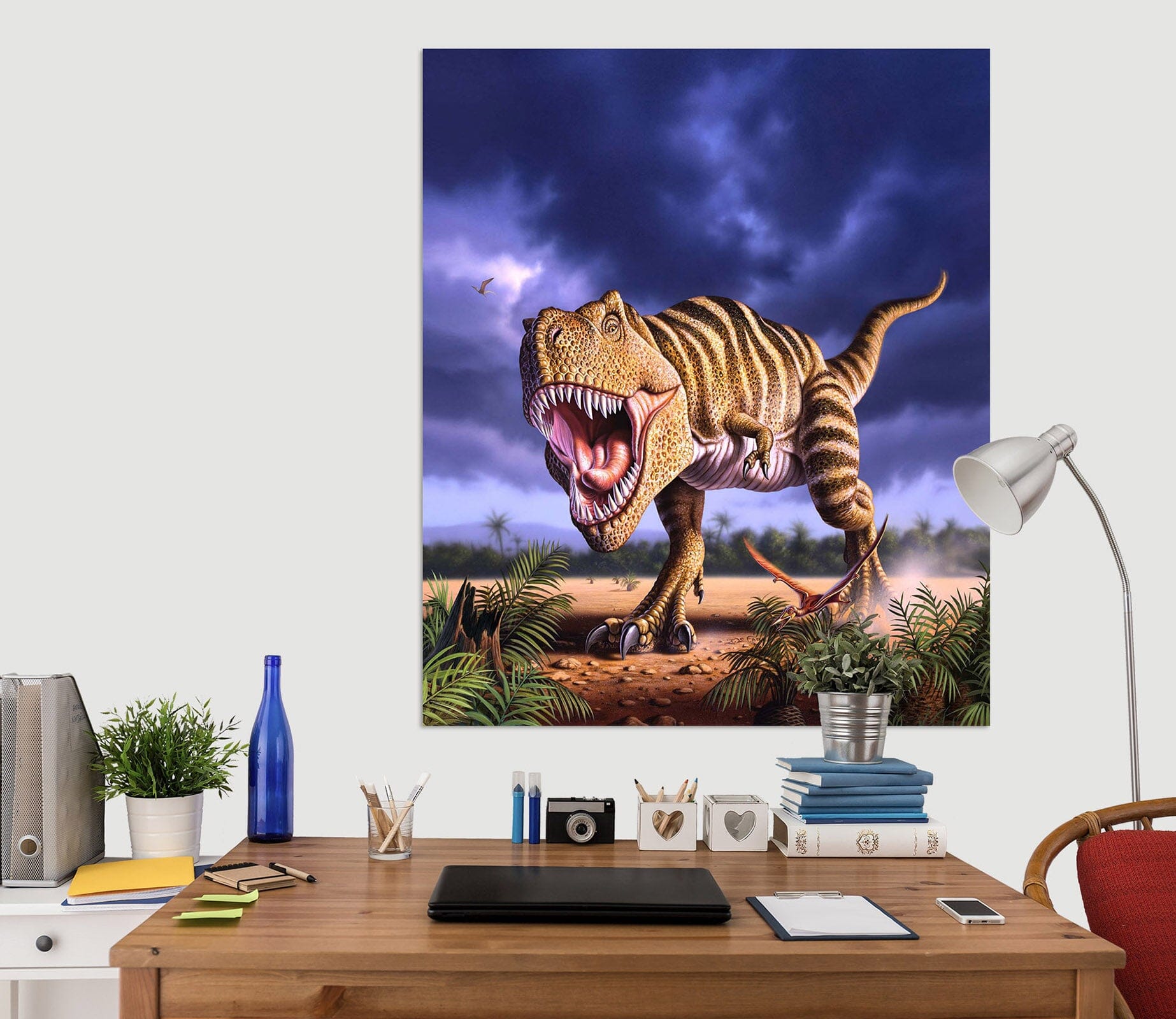 3D Dinosaur Tooth 030 Jerry LoFaro Wall Sticker Wallpaper AJ Wallpaper 2 