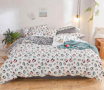 3D Color Leopard Pattern 6197 Bed Pillowcases Quilt