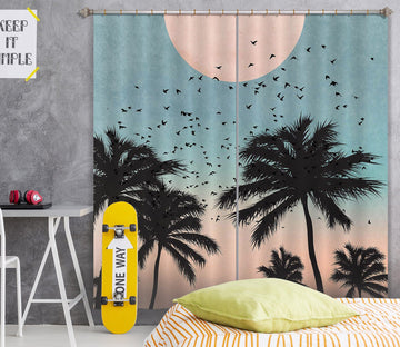 3D Sunrise 054 Boris Draschoff Curtain Curtains Drapes Curtains AJ Creativity Home 