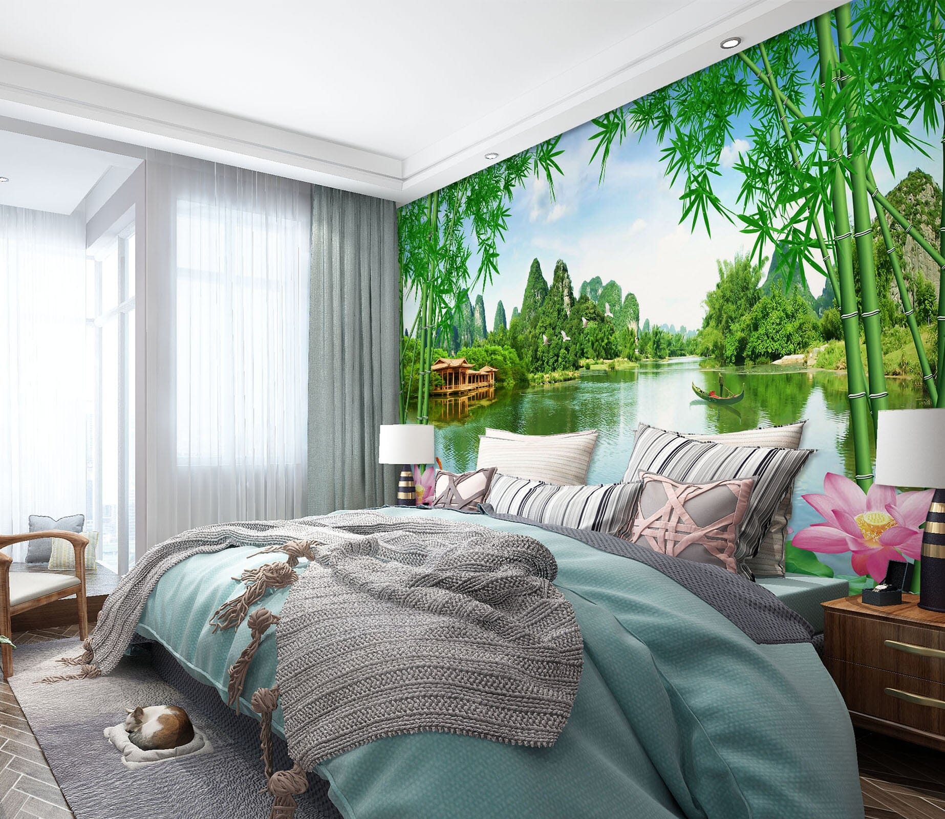 3D Spring Park 1626 Wall Murals Wallpaper AJ Wallpaper 2 