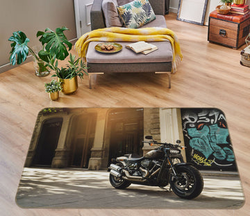 3D Street Motorcycle 42088 Vehicle Non Slip Rug Mat