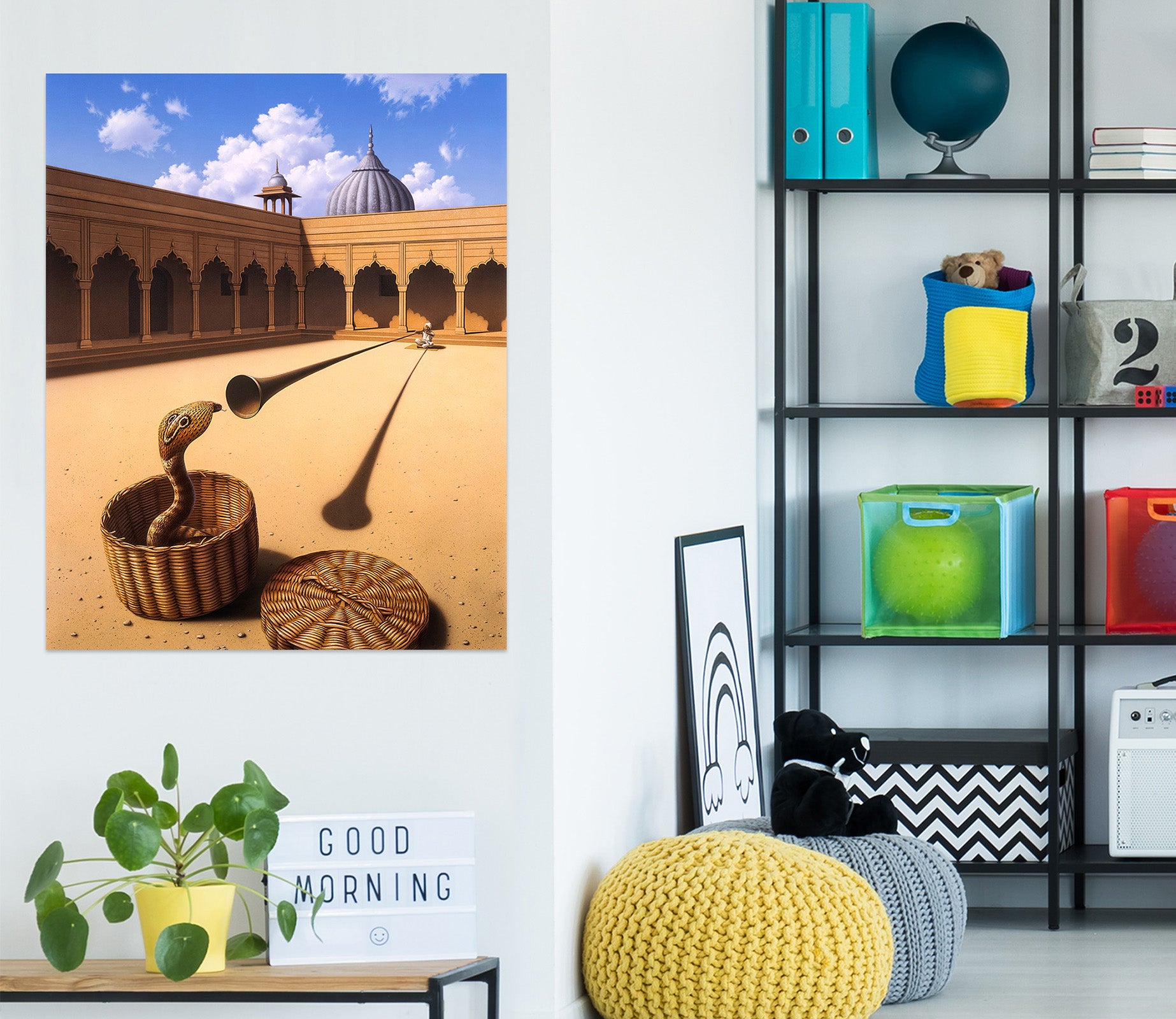 3D Snake Charmer 85204 Jerry LoFaro Wall Sticker