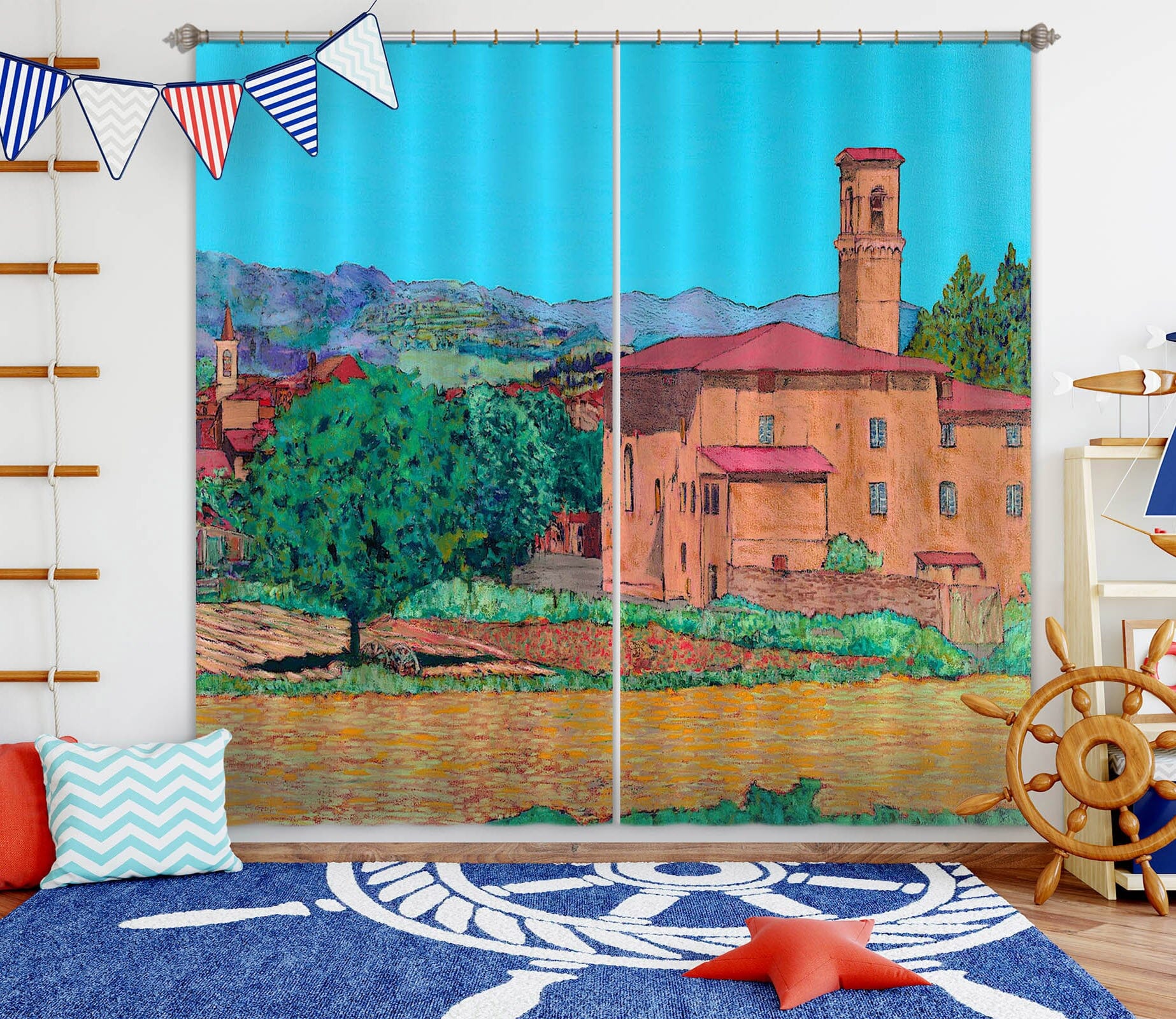 3D Forest Estate 299 Allan P. Friedlander Curtain Curtains Drapes Curtains AJ Creativity Home 