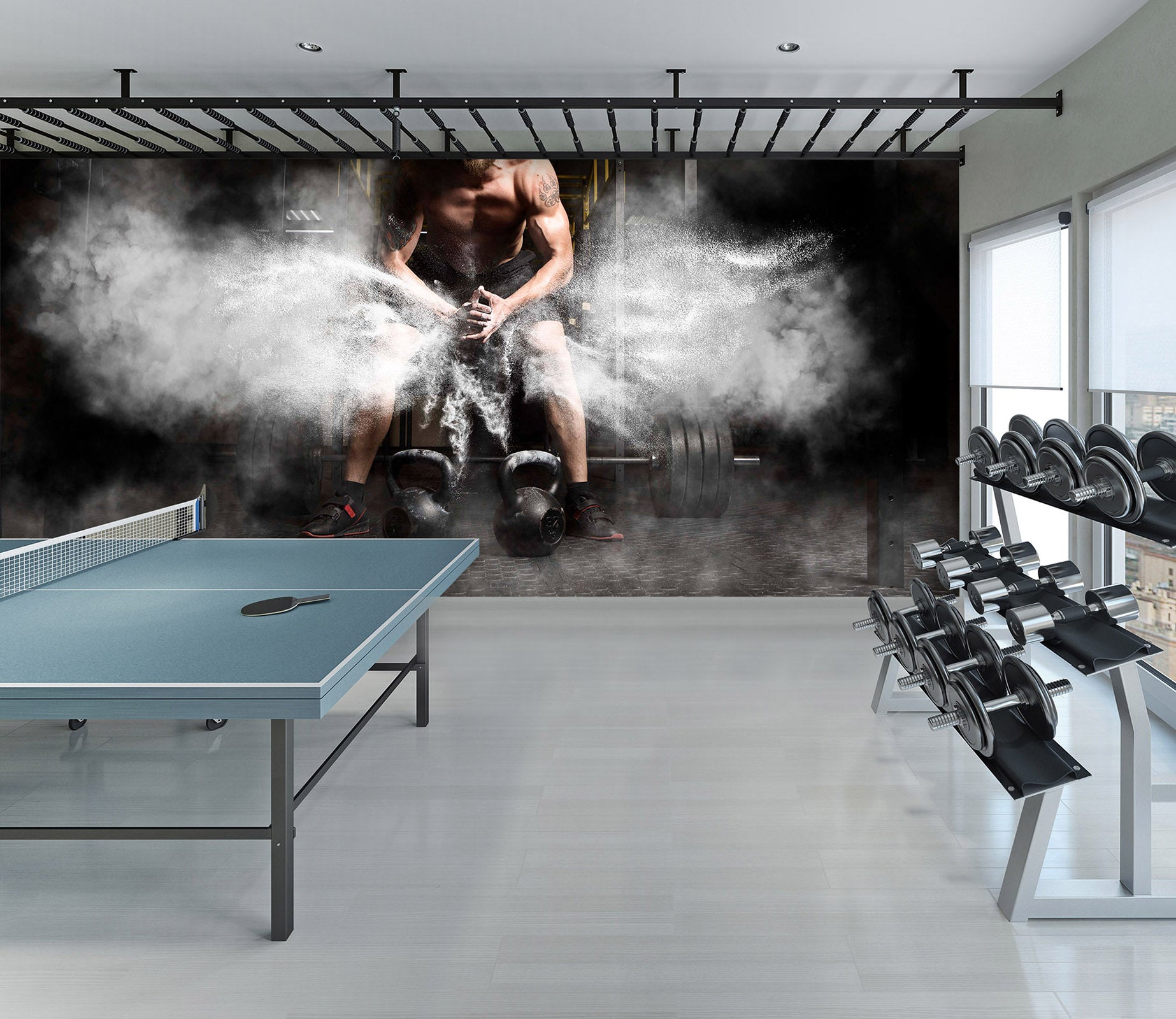 3D Fitness Activities 098 Wall Murals Wallpaper AJ Wallpaper 2 