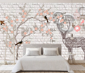 3D Hand Painted Flowers 1402 Wall Murals Wallpaper AJ Wallpaper 2 
