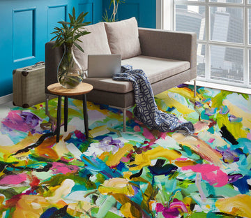 3D Colorful Paint Pattern 9504 Allan P. Friedlander Floor Mural