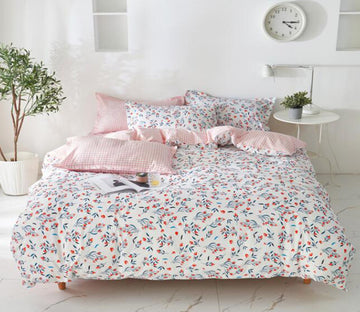3D Crushed Flower 13141 Bed Pillowcases Quilt