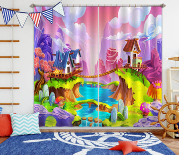 3D Color Forest 773 Curtains Drapes Wallpaper AJ Wallpaper 