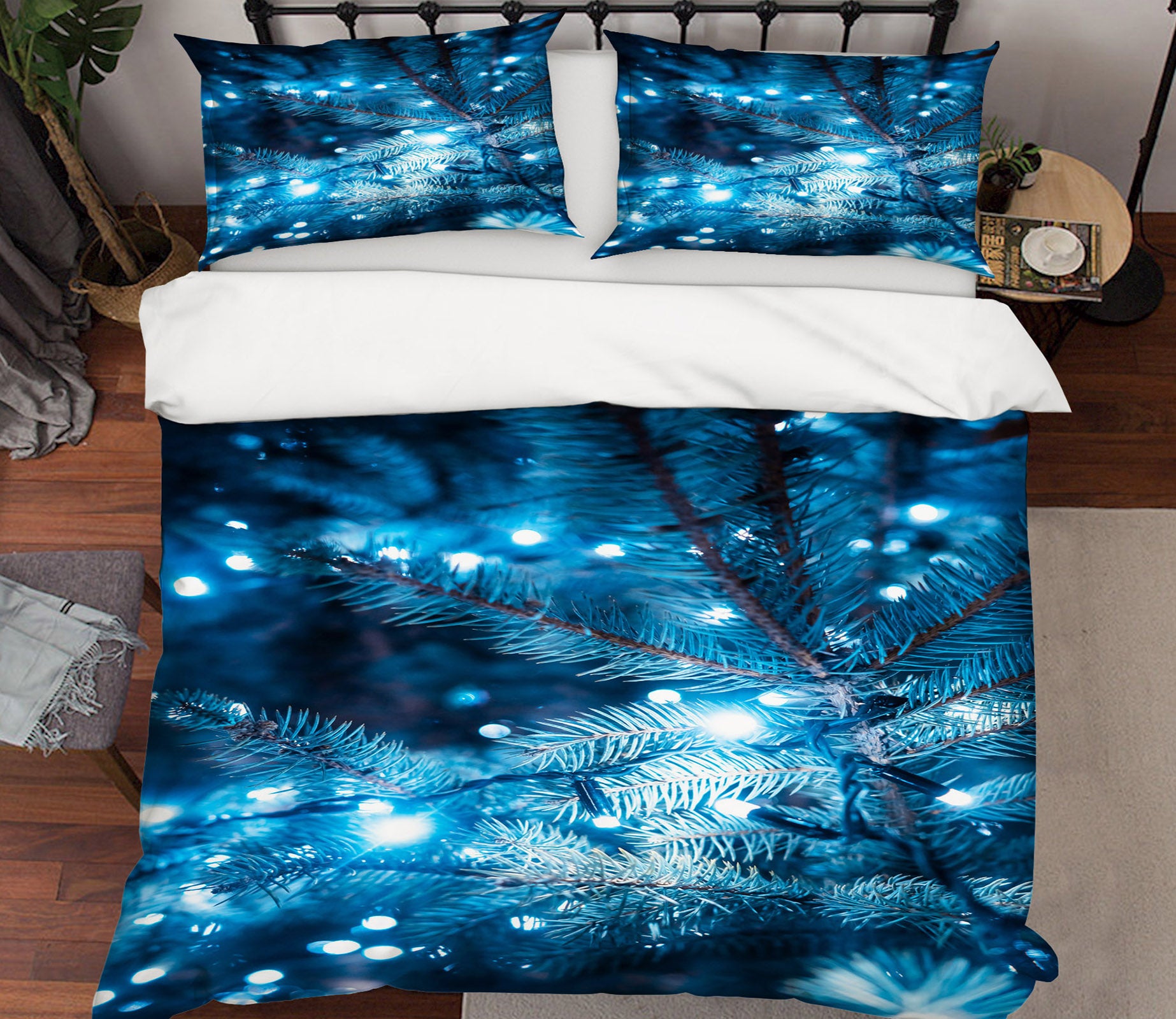 3D Branches 51058 Christmas Quilt Duvet Cover Xmas Bed Pillowcases