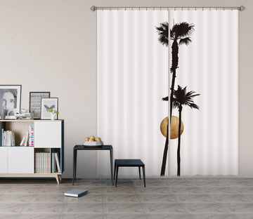 3D Black Tree 1094 Boris Draschoff Curtain Curtains Drapes