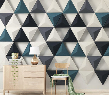 3D Simple Triangle WG012 Wall Murals Wallpaper AJ Wallpaper 2 