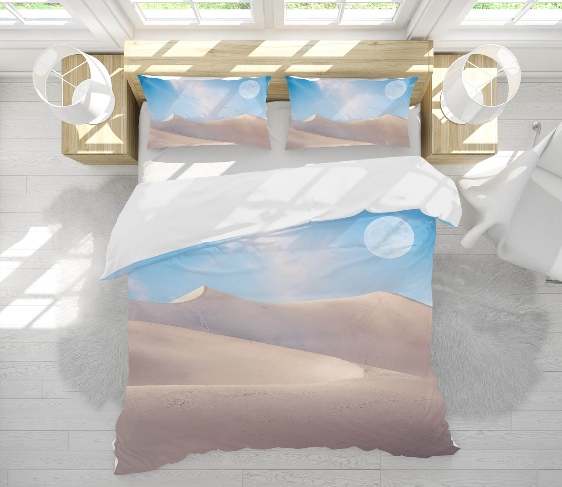 3D White Desert 147 Marco Carmassi Bedding Bed Pillowcases Quilt