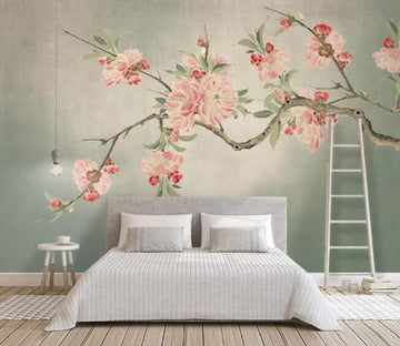 3D Pink Flowers 295 Wall Murals Wallpaper AJ Wallpaper 2 