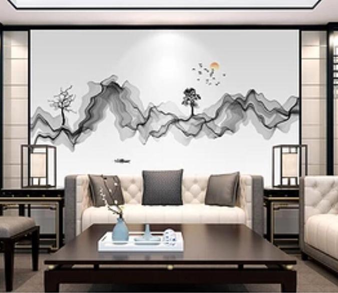 3D Black Wave 328 Wall Murals Wallpaper AJ Wallpaper 2 