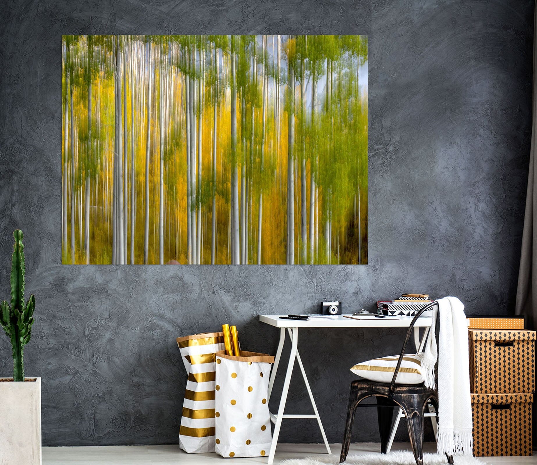 3D Autumn Forest 211 Marco Carmassi Wall Sticker Wallpaper AJ Wallpaper 2 