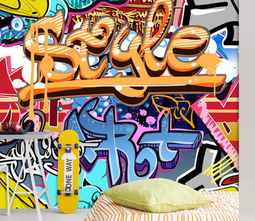 3D Colorful Hand Drawn 147 Wall Murals Wallpaper AJ Wallpaper 2 