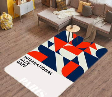3D Red Blue Pattern 1063 Boris Draschoff Rug Non Slip Rug Mat Mat AJ Creativity Home 