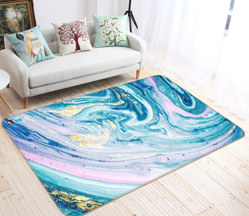 3D Pink Blue Pattern 395 Non Slip Rug Mat Mat AJ Creativity Home 