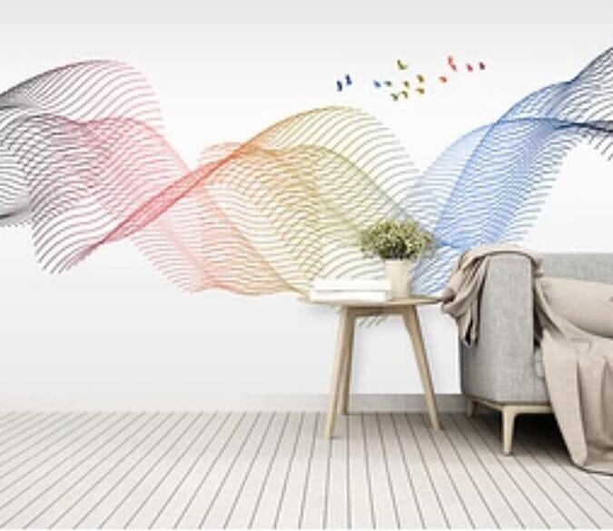 3D Color Wave 1795 Wall Murals Wallpaper AJ Wallpaper 2 