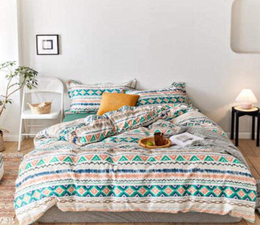 3D Green Totem Pattern 16038 Bed Pillowcases Quilt