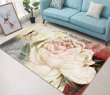 3D Flowers 33175 Non Slip Rug Mat