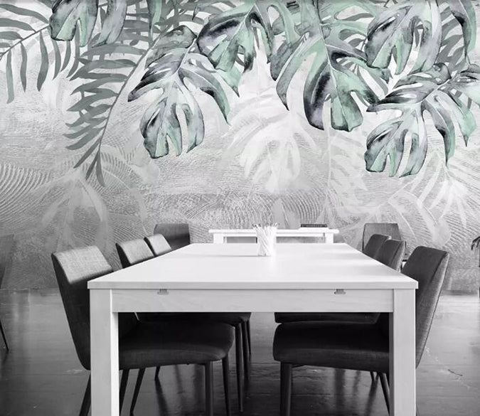 3D Green Leaf 975 Wall Murals Wallpaper AJ Wallpaper 2 