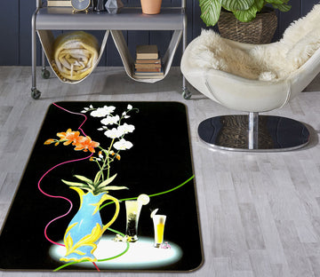 3D Vase Drink 32117 Non Slip Rug Mat