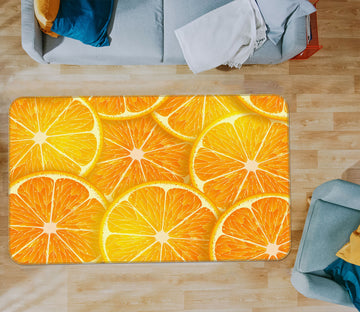 3D Orange Slices 35227 Non Slip Rug Mat