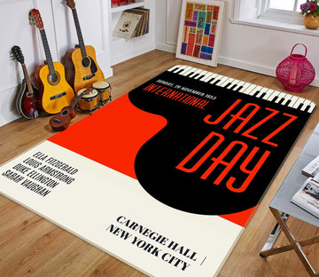 3D Red Piano Key 1068 Boris Draschoff Rug Non Slip Rug Mat Mat AJ Creativity Home 